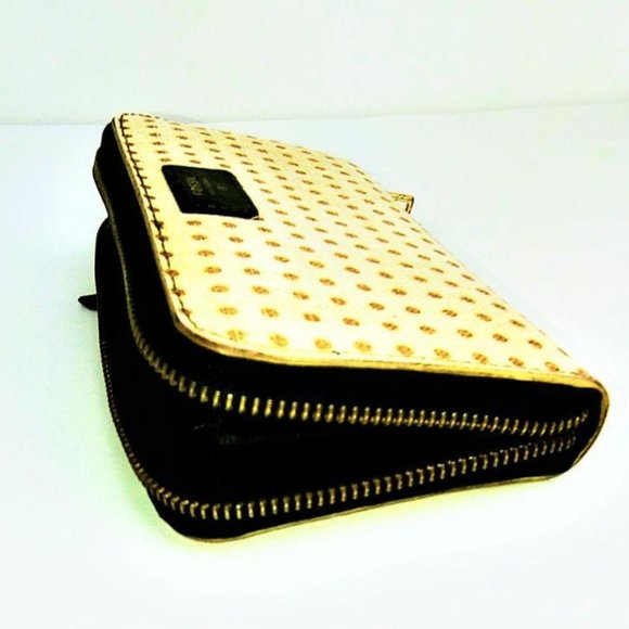 Fossil White with Gold Polka Dots Wallet - Picture 5 of 6